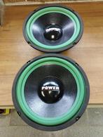 2 Monacor SP-250C Woofers: tot 300W, Subwoofer, Zo goed als nieuw, 120 watt of meer, Ophalen