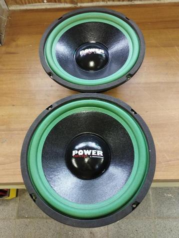 2 Monacor SP-250C Woofers: tot 300W beschikbaar voor biedingen