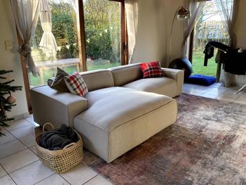 by fonQ Chunky Hoekbank met Chaise Longue Rechts - Beige beschikbaar voor biedingen