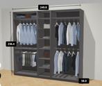 IKEA KASTEN - grijs, Ophalen, 200 cm of meer, Met hangruimte, 50 tot 100 cm