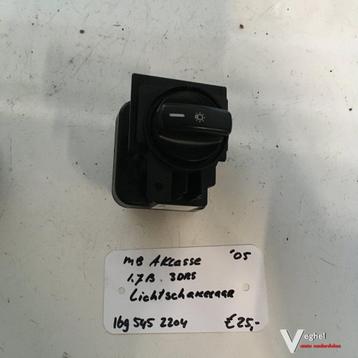 Mercedes  A klasse 1.7 B 3drs 2005 Lichtschakelaar  A 169 54 beschikbaar voor biedingen
