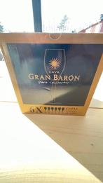 NEW 6 cava glazen Grand Baron, Collections, Verres & Petits Verres, Enlèvement, Neuf, Autres types