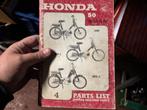 Onderdelenboek Honda Amigo, Novio, Motoren, Ophalen of Verzenden, Honda