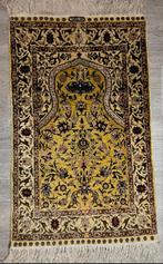 Herke tapijt zijde en goud handgemaakt, Huis en Inrichting, Ophalen of Verzenden, Zo goed als nieuw