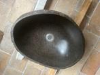 Wastafel Natuursteen rieviersteen waskom, Doe-het-zelf en Bouw, Sanitair, Ophalen, Gebruikt, Wastafel