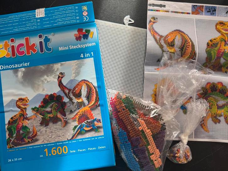 Ministeck 1600 steentjes, Hobby en Vrije tijd, Ministeck, Zo goed als nieuw, Box-set, Ophalen of Verzenden