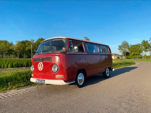 Vw t2a deluxe 1970, Auto's, Oldtimers, Particulier, Volkswagen, Benzine, Handgeschakeld, Rood, Zwart, Achterwielaandrijving, Ophalen