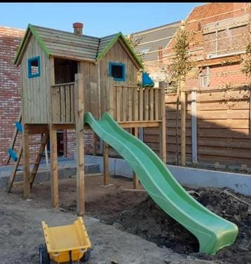 Dinowood speelhuis 2020, Kinderen en Baby's, Speelgoed | Buiten | Speeltoestellen, Ophalen, Gebruikt, Glijbaan