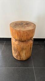 Tabouret en bois très lourd, Ophalen, Zo goed als nieuw, Hout