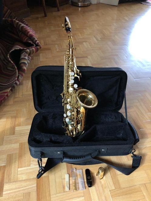 saxo soprano courbé B&S (Buffet Crampon), Muziek en Instrumenten, Overige Muziek en Instrumenten, Zo goed als nieuw, Ophalen