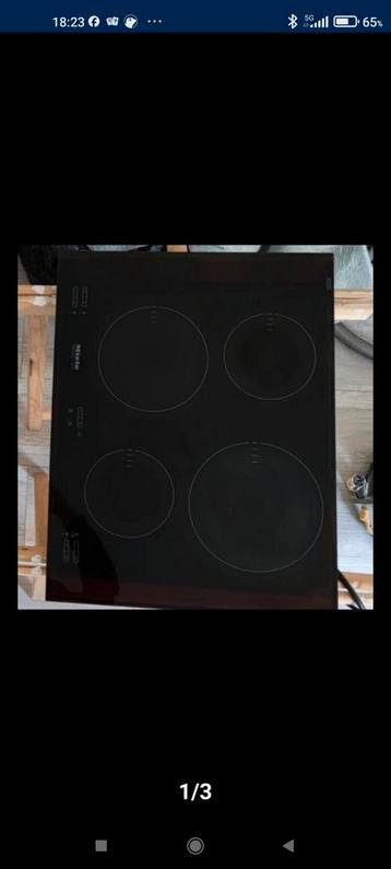 Inductie kookplaat miele, Electroménager, Tables de cuisson, Enlèvement, Comme neuf, Induction