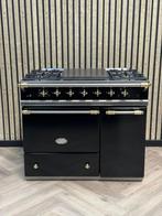 Luxe Lacanche Zwart 100 Gas +Elektrische Oven + Warmhoudkast, Gril, 5 zones de cuisson ou plus, Gaz, Enlèvement ou Envoi