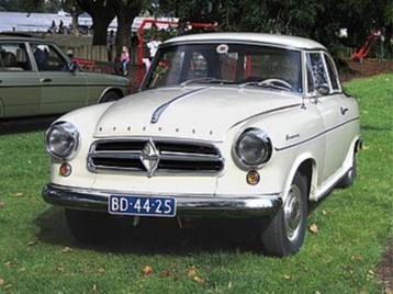 BBORGWARD ISABELLA Carnet immatriculation/Inschrijvingsboekj, Enlèvement ou Envoi