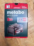 Batterie metabo li-power 18 v 5.2Ah valeur 151.25€, Ophalen of Verzenden, Nieuw