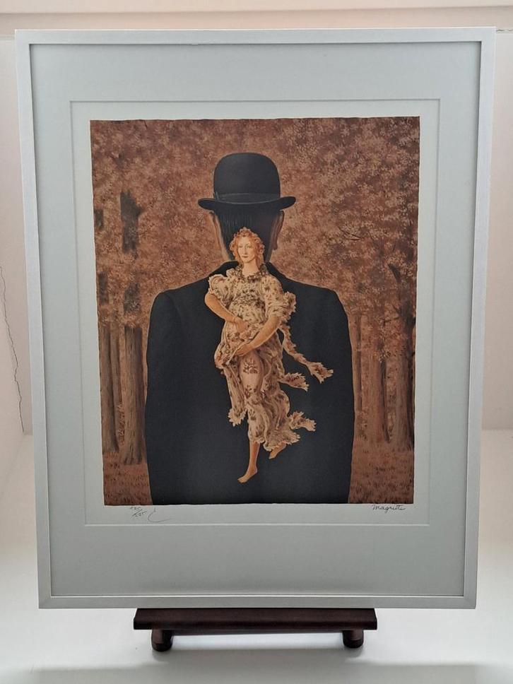 René Magritte - Litho - Le bouquet tout fait, Antiek en Kunst, Kunst | Litho's en Zeefdrukken, Ophalen of Verzenden