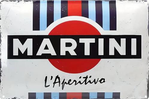 Reclamebord vintage Martini L’Aperitivo - mancave poolhouse, Verzamelen, Merken en Reclamevoorwerpen, Nieuw, Reclamebord, Ophalen of Verzenden