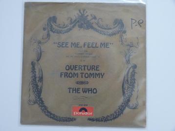 The Who ‎– See Me, Feel Me / Overture From Tommy 7" 1970