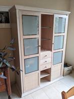 Buffet vitrine très solide, Maison & Meubles, Enlèvement, Utilisé, Autres essences de bois