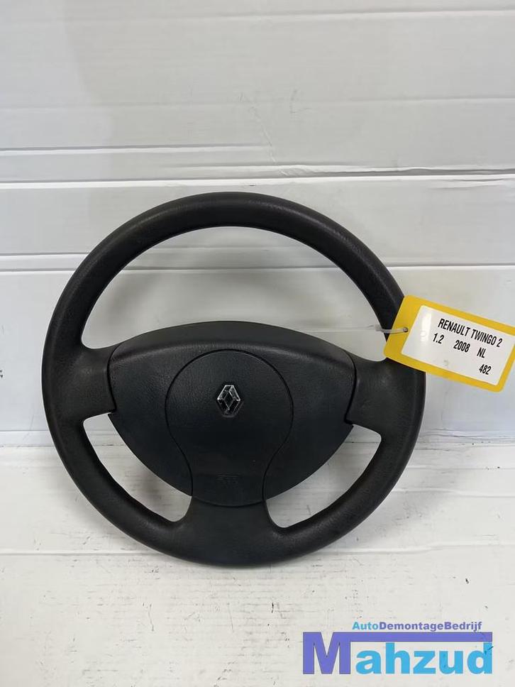 RENAULT TWINGO 2 stuur stuurwiel met airbag 2007-2013, Autos : Pièces & Accessoires, Commande, Renault, Utilisé