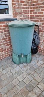 GRAF regenton 310 Liter! + voet + metalen kraan + vuller, Tuin en Terras, Regentonnen, Ophalen, Zo goed als nieuw