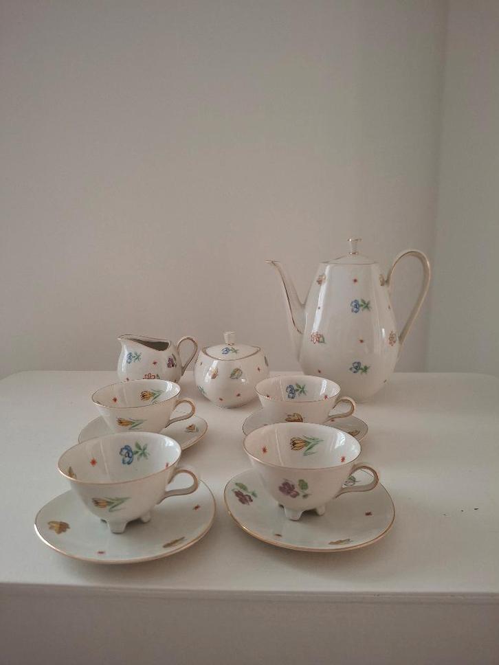 Mokka/theeset Bavaria, Antiek en Kunst, Antiek | Porselein, Ophalen