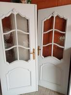 oude dubbele houten deuren, Doe-het-zelf en Bouw, Deuren en Vliegenramen, Ophalen, Gebruikt