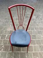 Rode keukenstoelen, Huis en Inrichting, Ophalen, Gebruikt, Vintage, Metaal