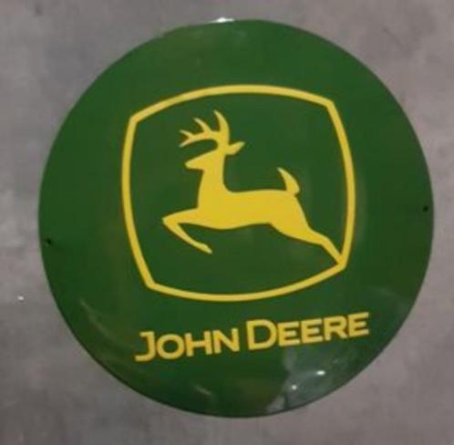 John Deere emaille reclame bord veel andere decoratie borden, Collections, Marques & Objets publicitaires, Comme neuf, Panneau publicitaire