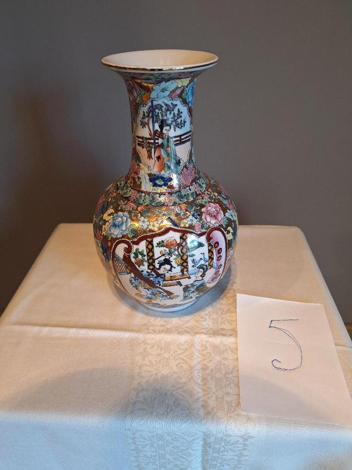 Chinese porseleinen Famille Rose vaas (05), Antiek en Kunst, Antiek | Vazen, Ophalen
