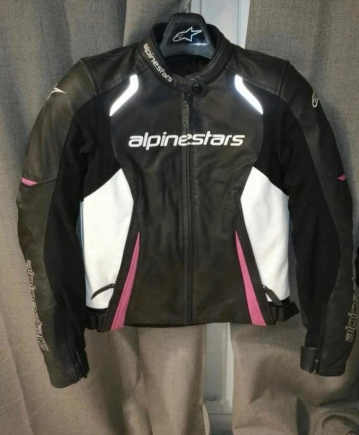 Alpinestars leren jas voor dames EUR42, Motoren, Kleding | Motorkleding, Broek | leer, Ophalen of Verzenden