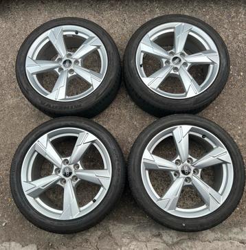 Audi A4 A5 18 inch Rotor Velgen met Zomerbanden beschikbaar voor biedingen
