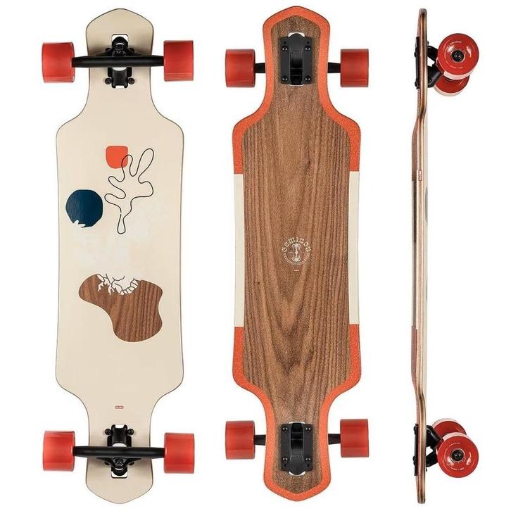 Globe Geminon 35" longboard + nieuwe wielen, Sport en Fitness, Skateboarden, Gebruikt, Overige typen, Longboard, Ophalen of Verzenden