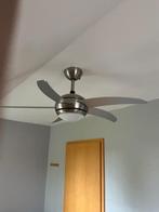 Plafond ventilator met ingeboud licht, Elektronische apparatuur, Ophalen, Ventilator met afstandsbediening, Zo goed als nieuw