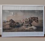 kader 31x41 Originele foto garnaalvisser Oostduinkerke, Ophalen, Zo goed als nieuw