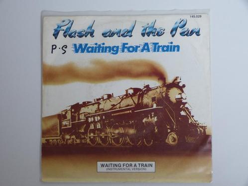 Flash And The Pan Waiting For A Train 7" 1983, Cd's en Dvd's, Vinyl Singles, Gebruikt, Single, Pop, 7 inch, Ophalen of Verzenden