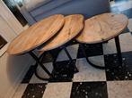3 inschuifbare salontafels, Ophalen, Zo goed als nieuw
