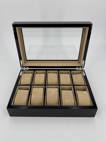 Boîte à montres MODALO – 10 emplacements – Finition laquée n beschikbaar voor biedingen