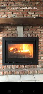 Massief stalen inbouwcassette/houtkachel., Ophalen of Verzenden, Gebruikt, Inbouwhaard, Houthaard