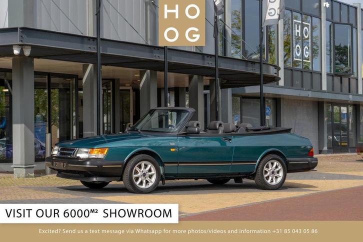 Saab 900 S 2.0 Cabriolet LPT (bj 1992), Auto's, Oldtimers, Bedrijf, Te koop, Lederen bekleding, Open dak, Saab, Benzine, Cabriolet