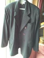 Yumi Mazao 3 zwarte getailleerde jas met witte lijnen, Jasje, Maat 42/44 (L), Ophalen of Verzenden, Yumi Mazao