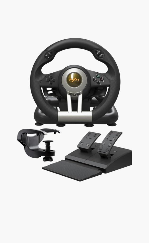 PXN V3 Pro Racestuur + VDD stand, compleet.  Als nieuw., Games en Spelcomputers, Spelcomputers | Sony Consoles | Accessoires, Zo goed als nieuw