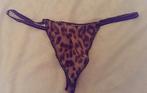 Panter Print String maat S, Kleding | Dames, Ondergoed en Lingerie, Ophalen of Verzenden, String