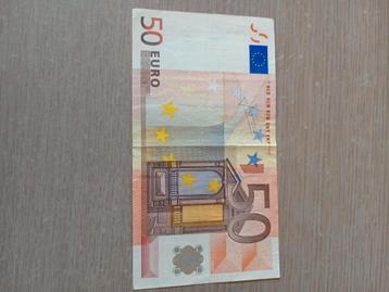 Bankbiljet van 50€ voor verzamelaar  beschikbaar voor biedingen
