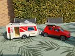 Playmobil auto met caravan, Kinderen en Baby's, Ophalen, Gebruikt