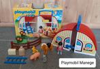 Manège Playmobil avec cheval et animaux. Aussi bon que neuf., Comme neuf, Enlèvement ou Envoi