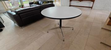 Table à manger design avec 4 sièges, neuve, diamètre 110 cm, Enlèvement, Comme neuf