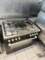 Groot gasvuur met 5 bekken en een onderbouw oven te koop, Ophalen of Verzenden