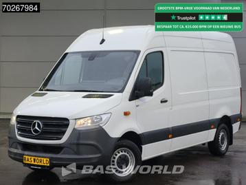 Mercedes Sprinter 319 CDI V6 190PK Automaat L2H2 Trekhaak MB, Autos, Cuir, Achat, 2987 cm³, Euro 6