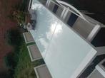 Tuintafel met bijpassende stoelen, Tuin en Terras, Ophalen, Gebruikt, 6 zitplaatsen, Aluminium