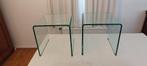 Tables de salon en verre, Huis en Inrichting, Tafels | Salontafels, Ophalen, Minder dan 50 cm, Vierkant, Minder dan 50 cm